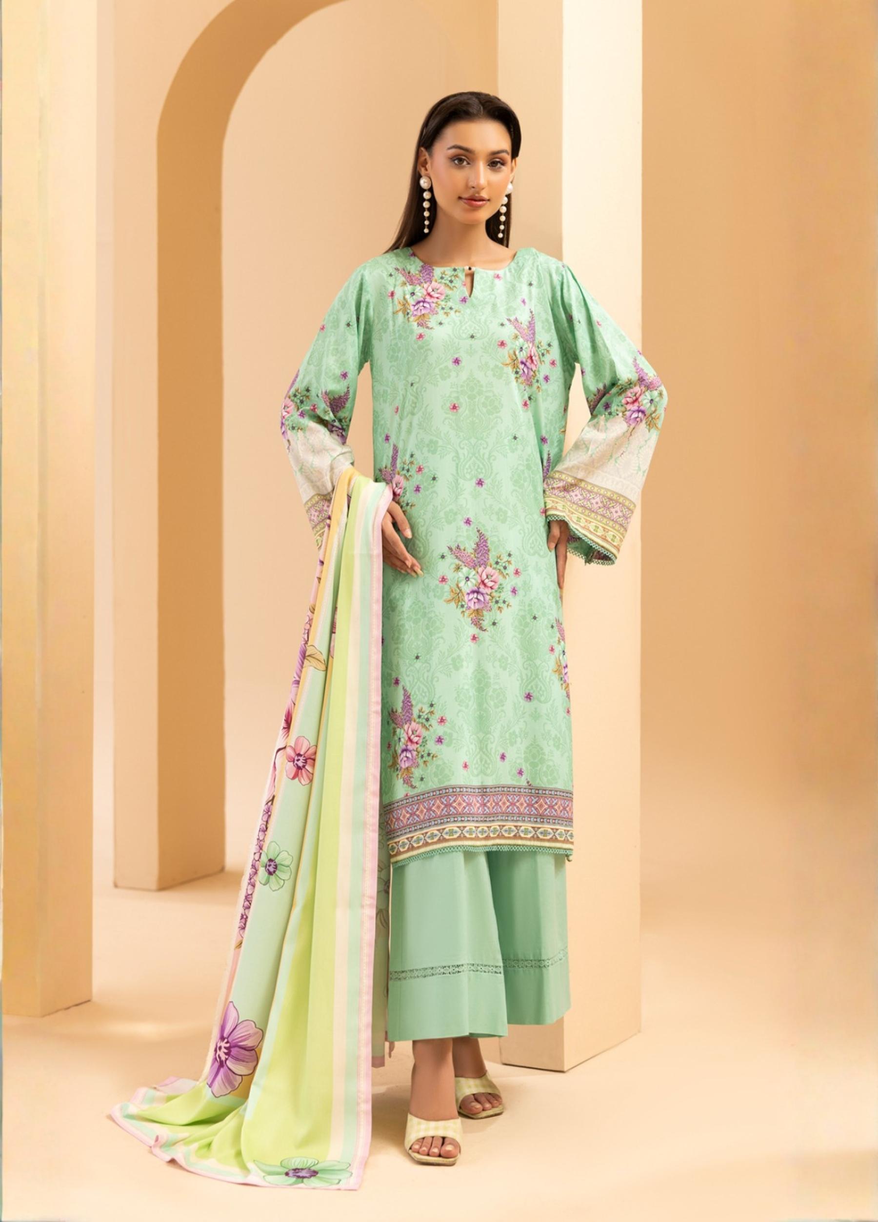 Fatima Maryam by Motifz Unstitched  Linen Print 3 Piece Suits Volume:2 Design:04