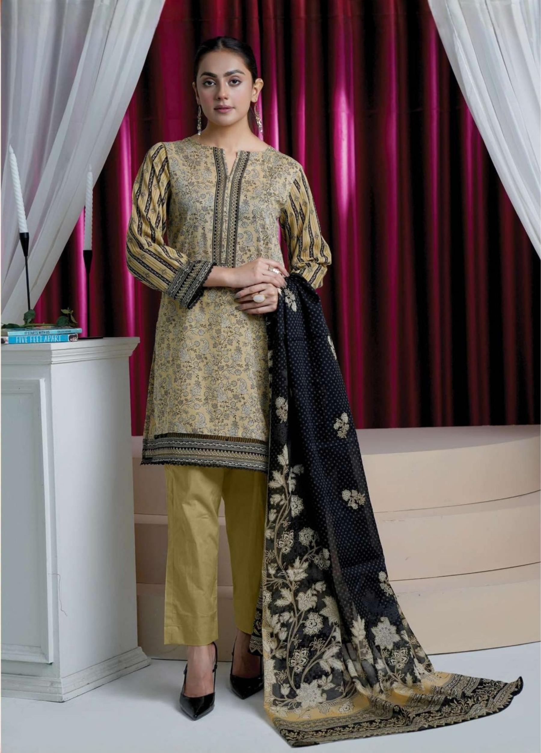 arifa by Marooj Unstitched  Lawn Print 3 Piece Suits VOL-18-D-08