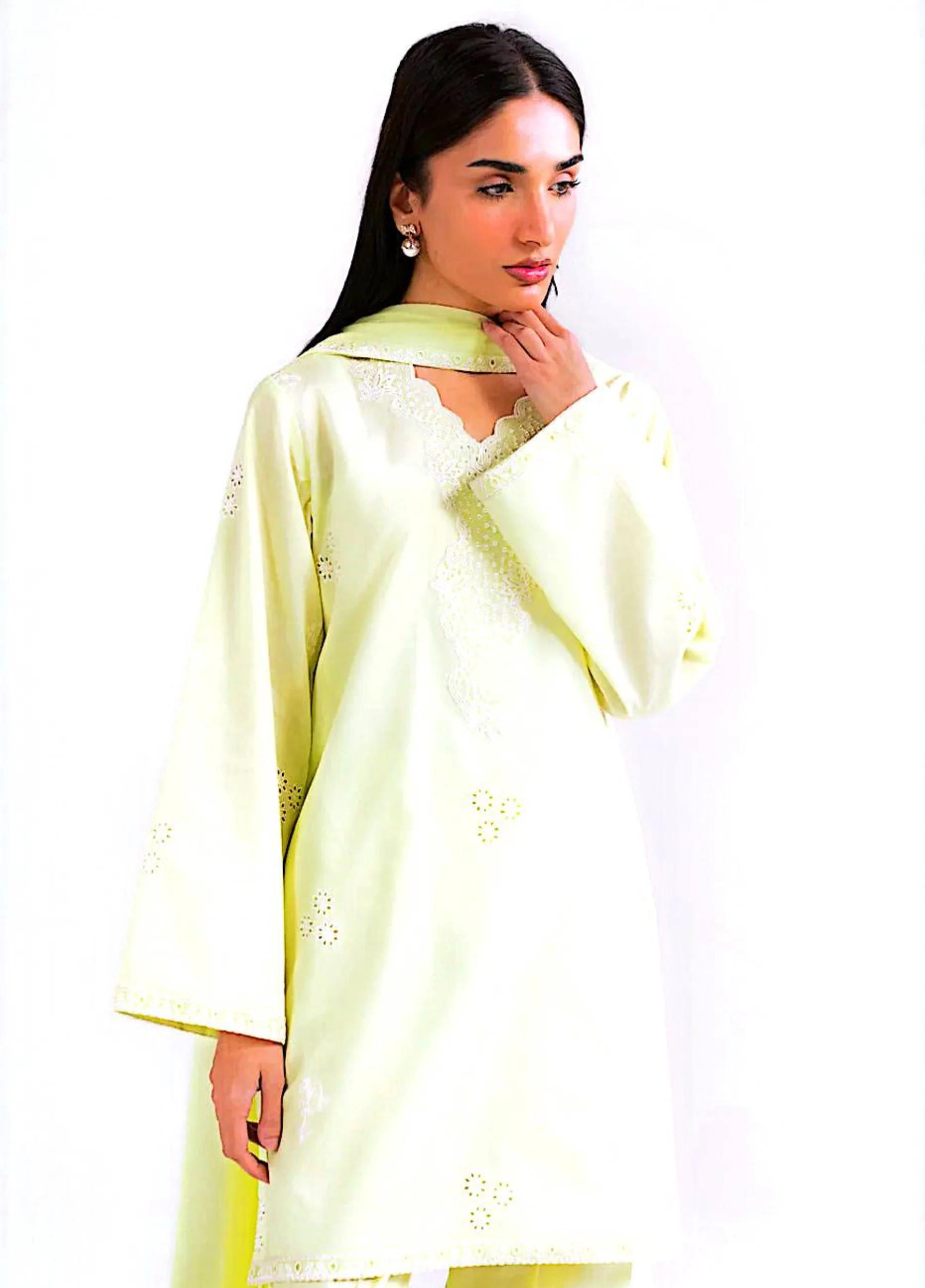 Beyond East Beena Embroidered Lawn 3 PC Suit | Summer Collection – Design 3