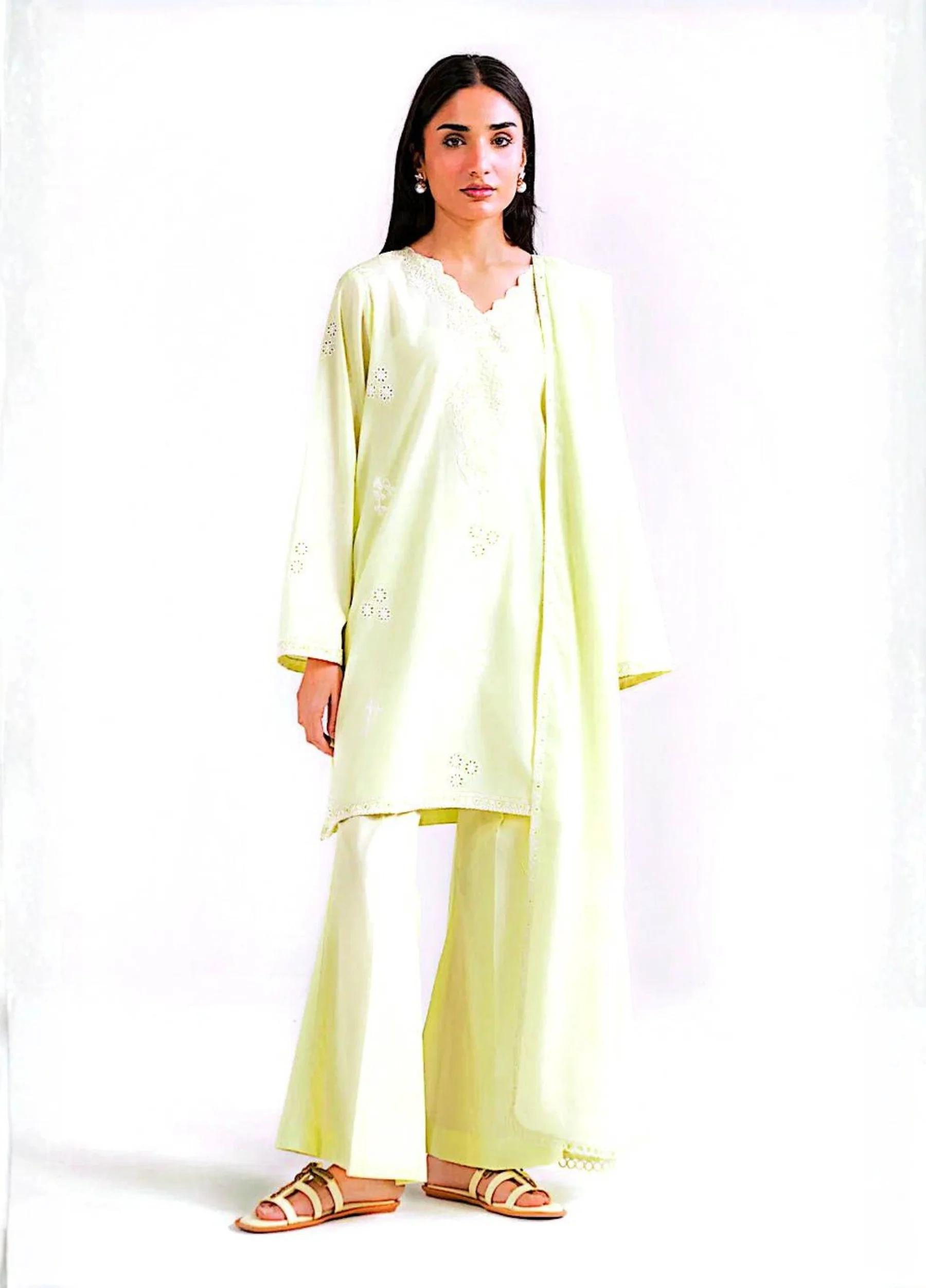 Beyond East Beena Embroidered Lawn 3 PC Suit | Summer Collection – Design 3