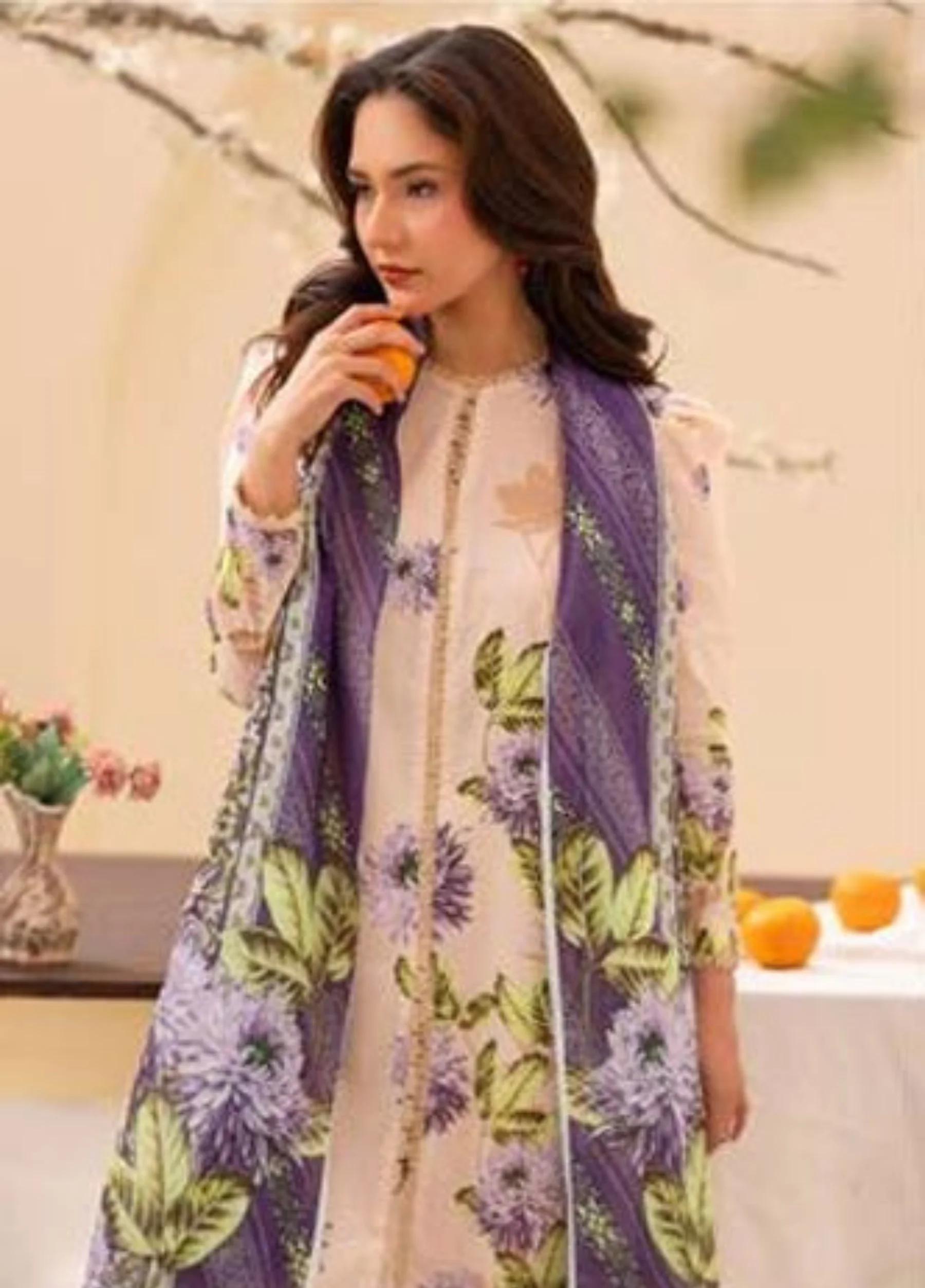 Haseen By Rangreza – Unstitched 3 PC Lawn Collection | Art 04