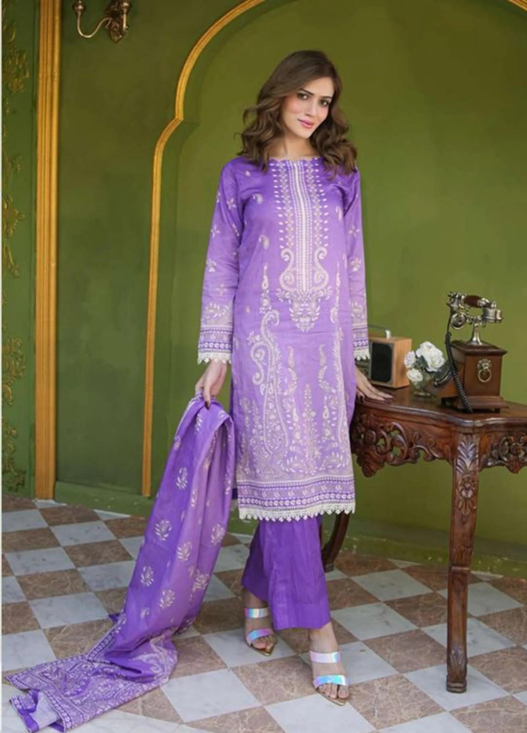 Coral By Mavi Unstitched Luxury Lawn 2026 – Volume 1 | Design 4