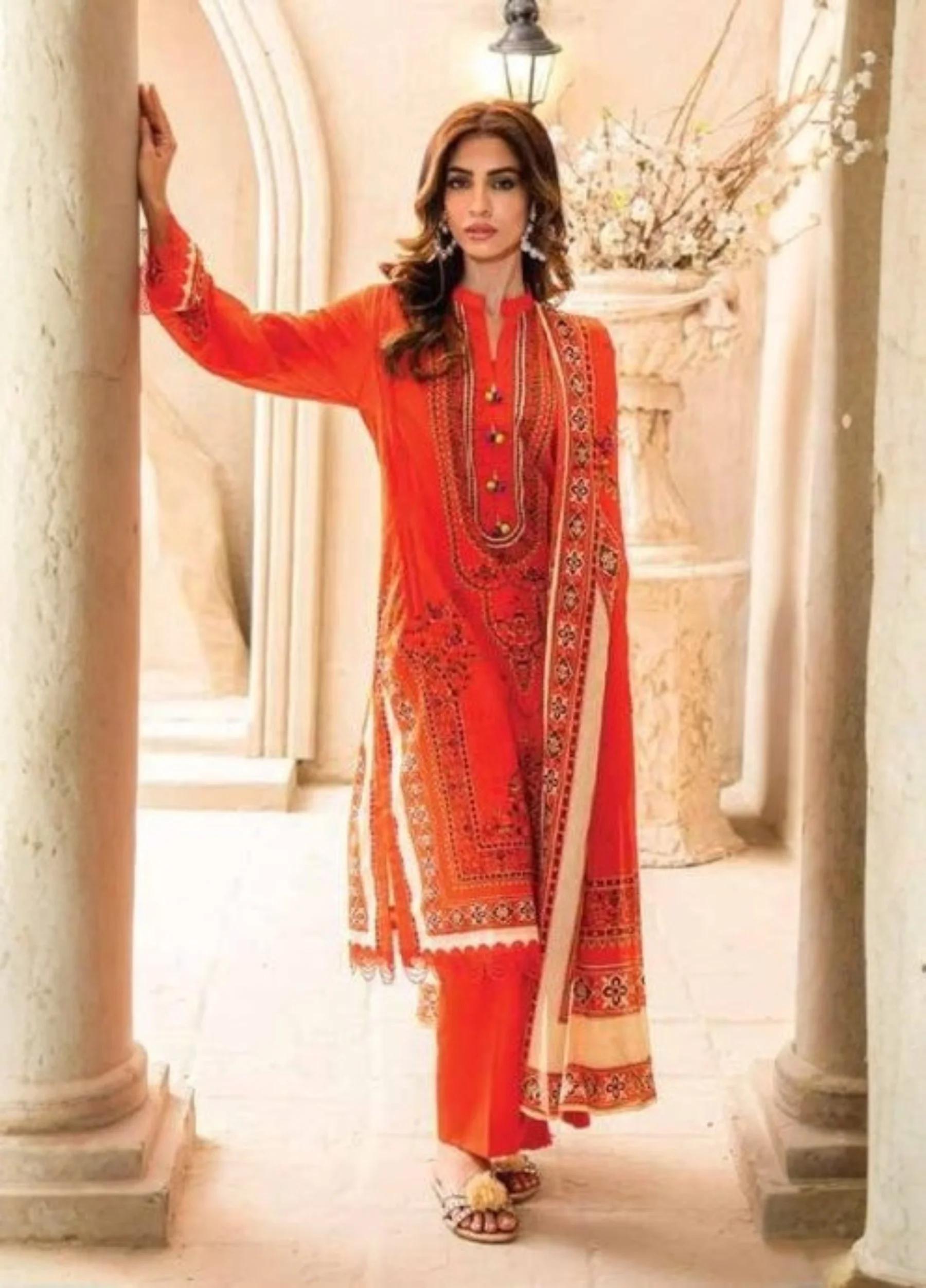 Gul Ahmed Summer Lawn Unstitched 3-Piece Suit – SD-42073