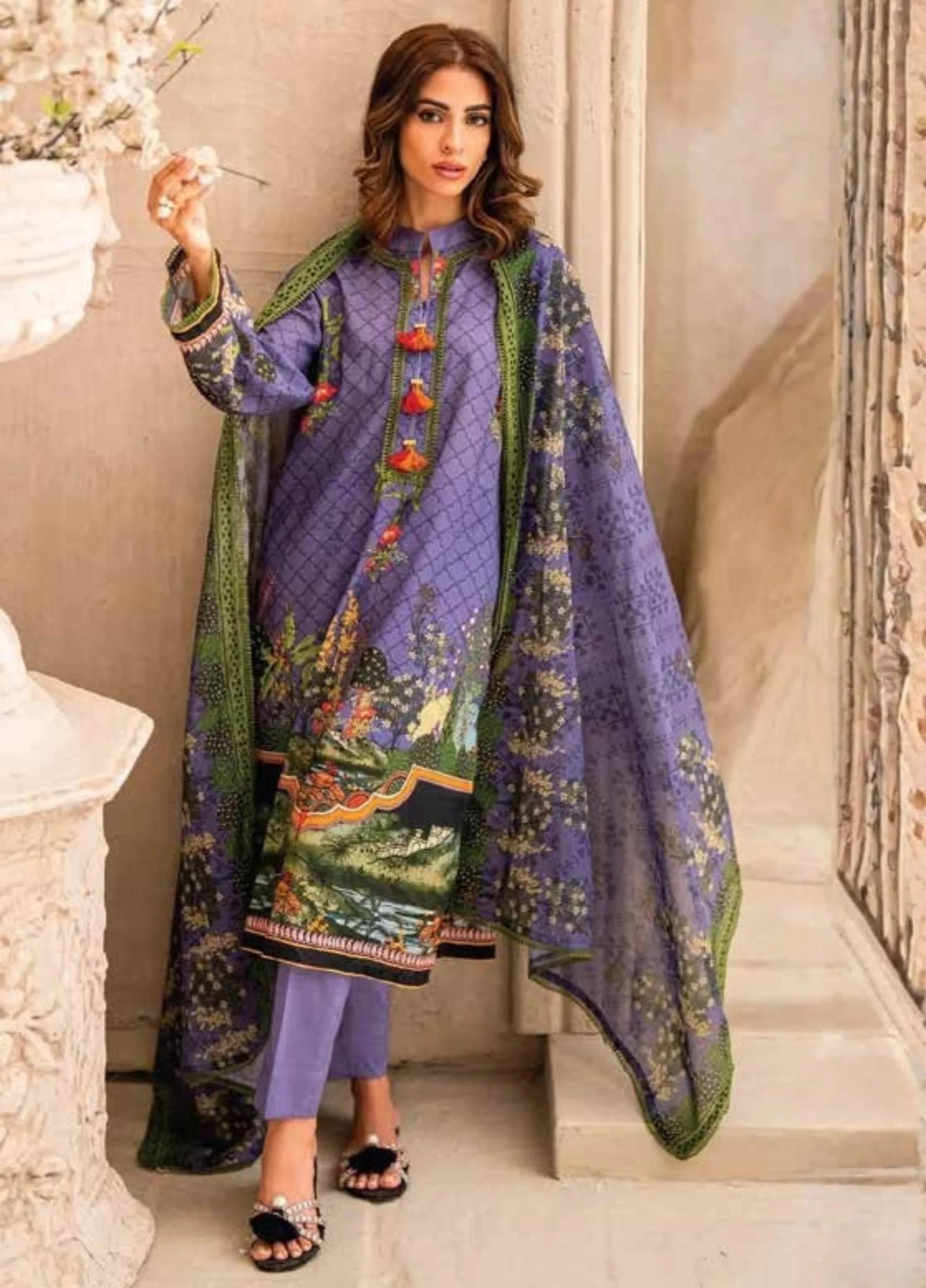 Gul Ahmed Summer Lawn Unstitched 3-Piece Suit – SD-42139