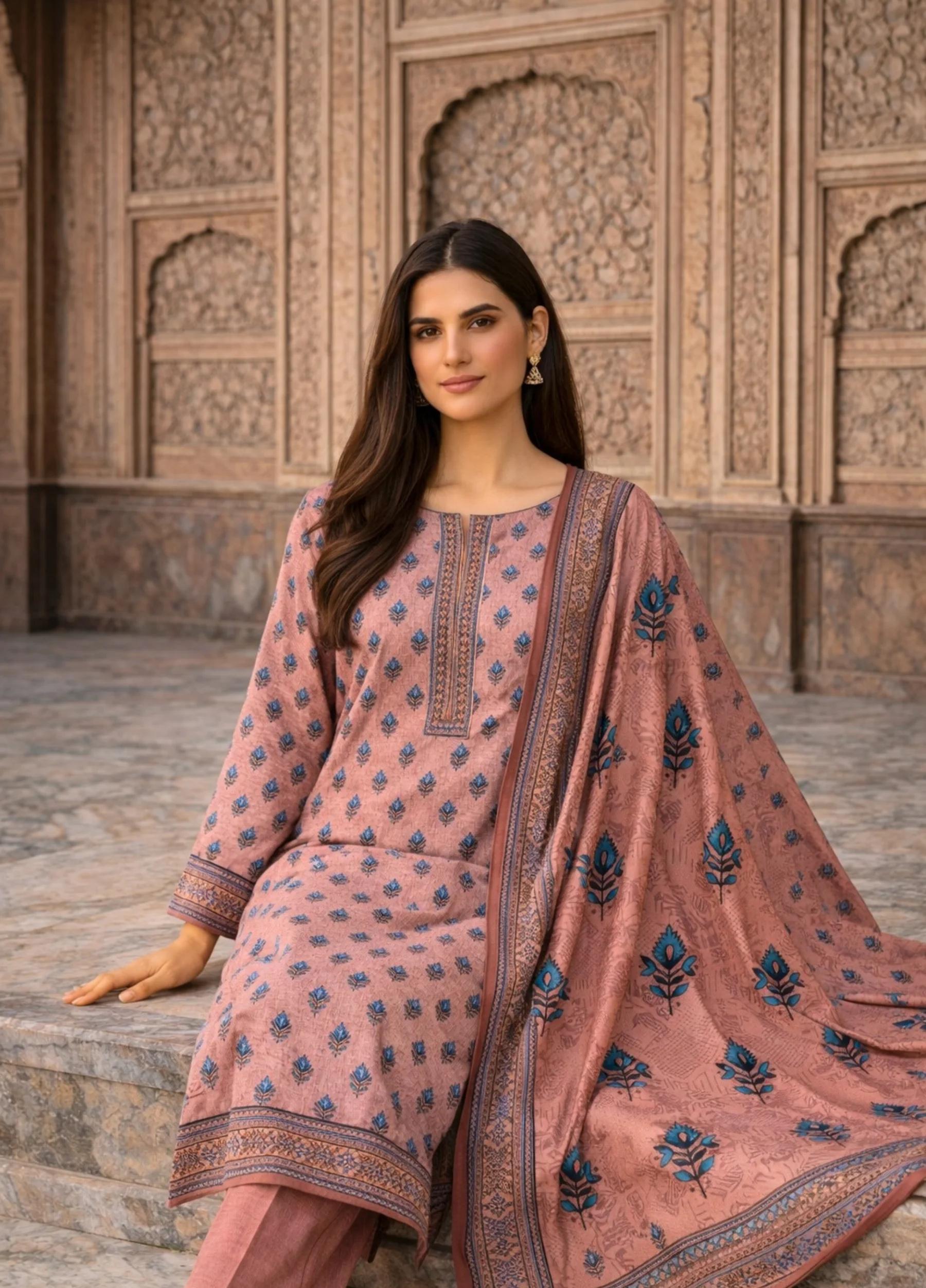 Janan Lawn Collection 2026 – Printed Lawn Suit Summer Collection D-05