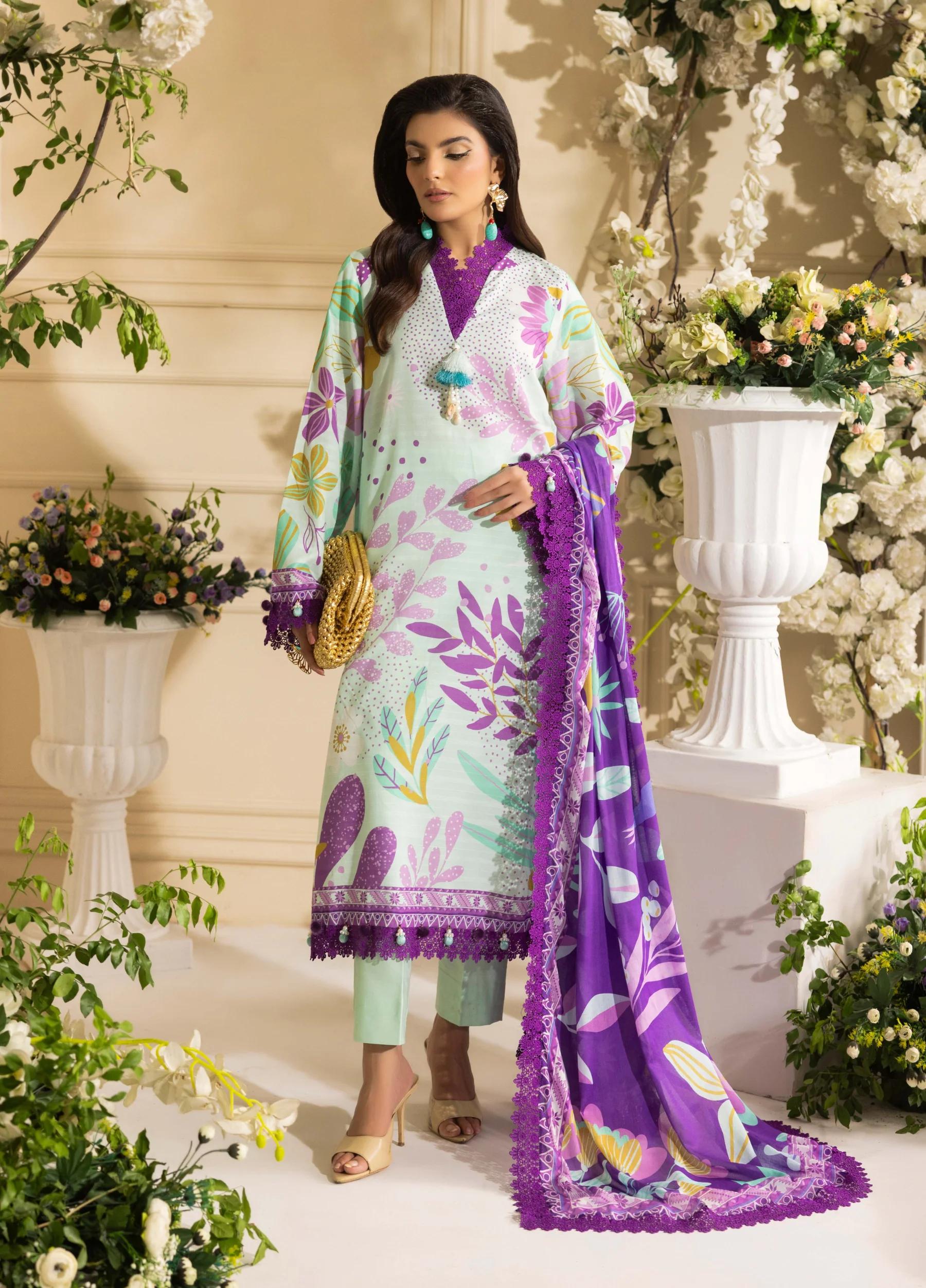 Naqsh by Rangreza Summer Glow Luxury Lawn Unstitched 3-Piece Suit – Article 00151