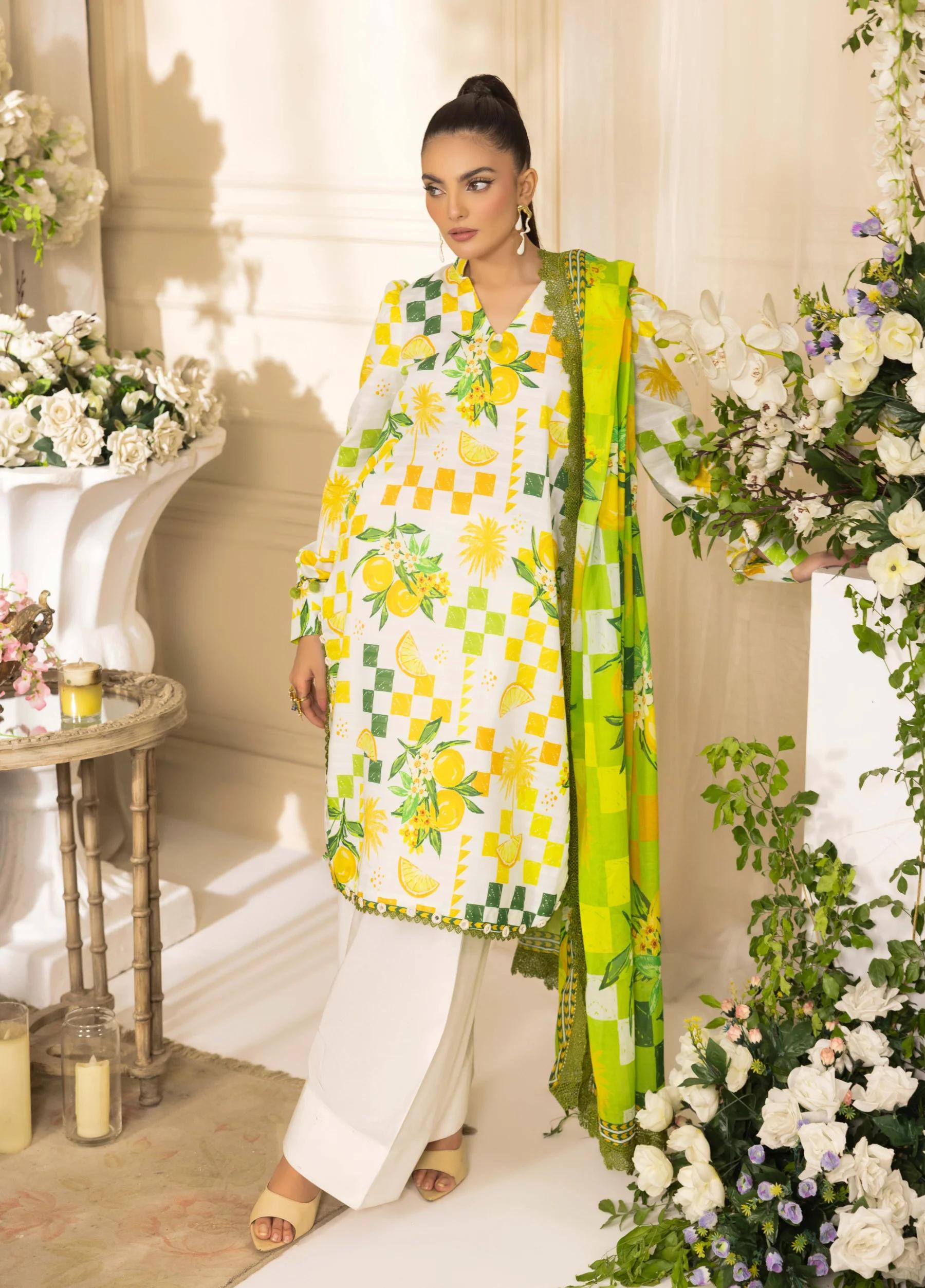 Naqsh by Rangreza Summer Glow Luxury Lawn Unstitched 3-Piece Suit – Article 00156