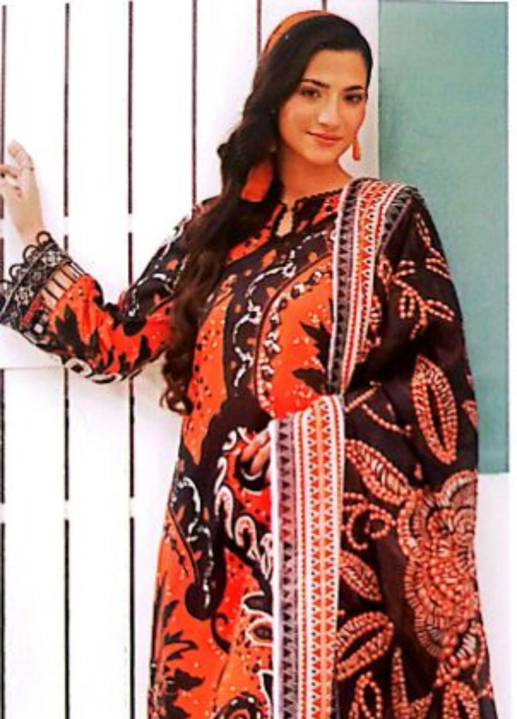 Rangreza Unstitched 3 Piece Lawn Collection – Article 04