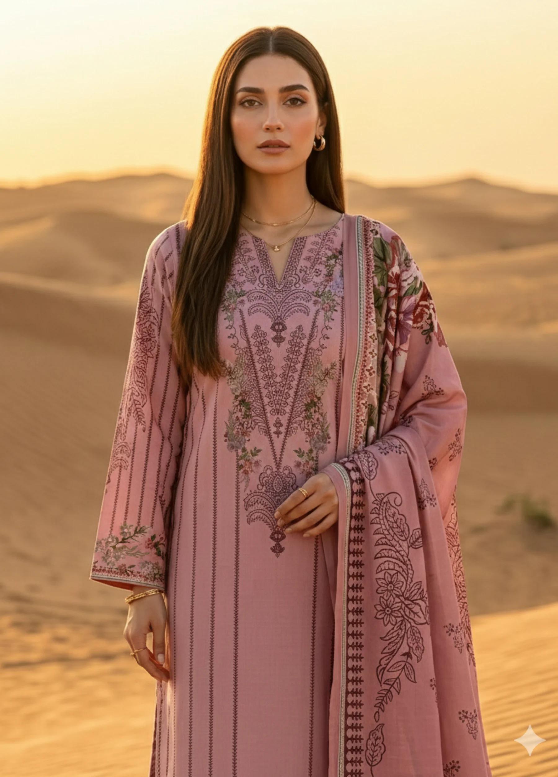 Janan Lawn Collection 2026 Printed 3 Piece Suit Vol 5 Article 01