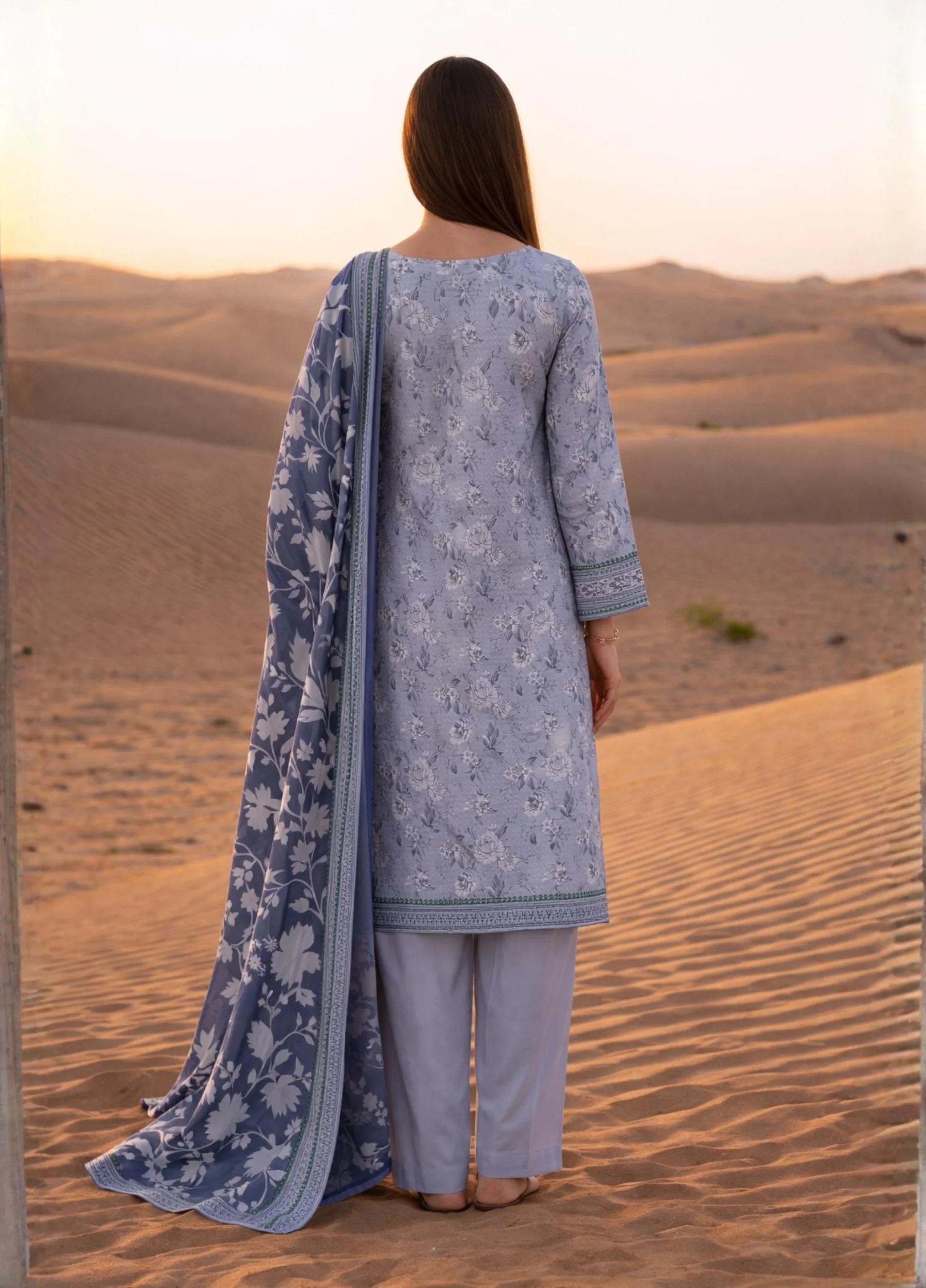 Janan Lawn Collection 2026 Printed 3 Piece Suit Vol 5 Article 04 - Image 3