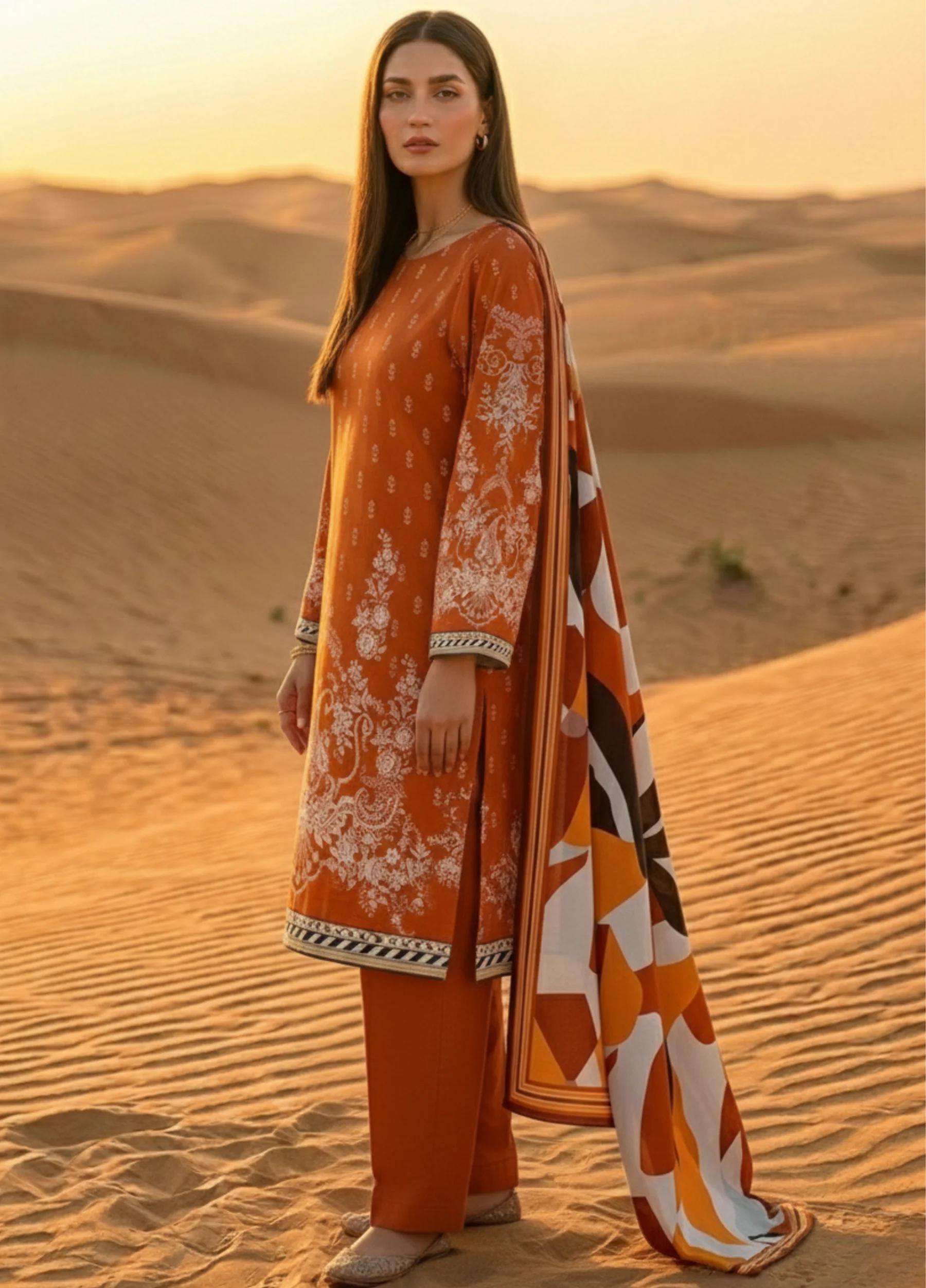 Janan Lawn Collection 2026 Printed 3 Piece Suit Vol 5 Article 05