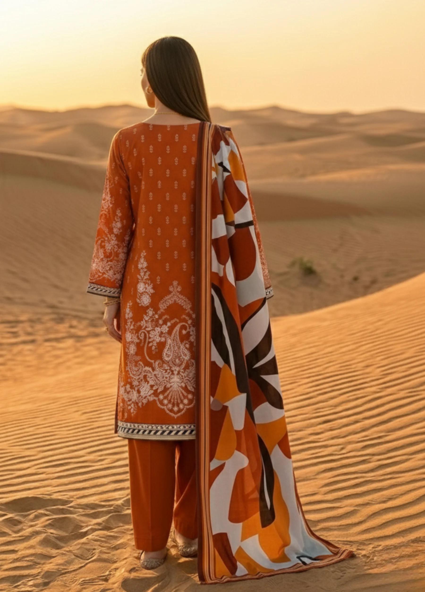 Janan Lawn Collection 2026 Printed 3 Piece Suit Vol 5 Article 05 - Image 3