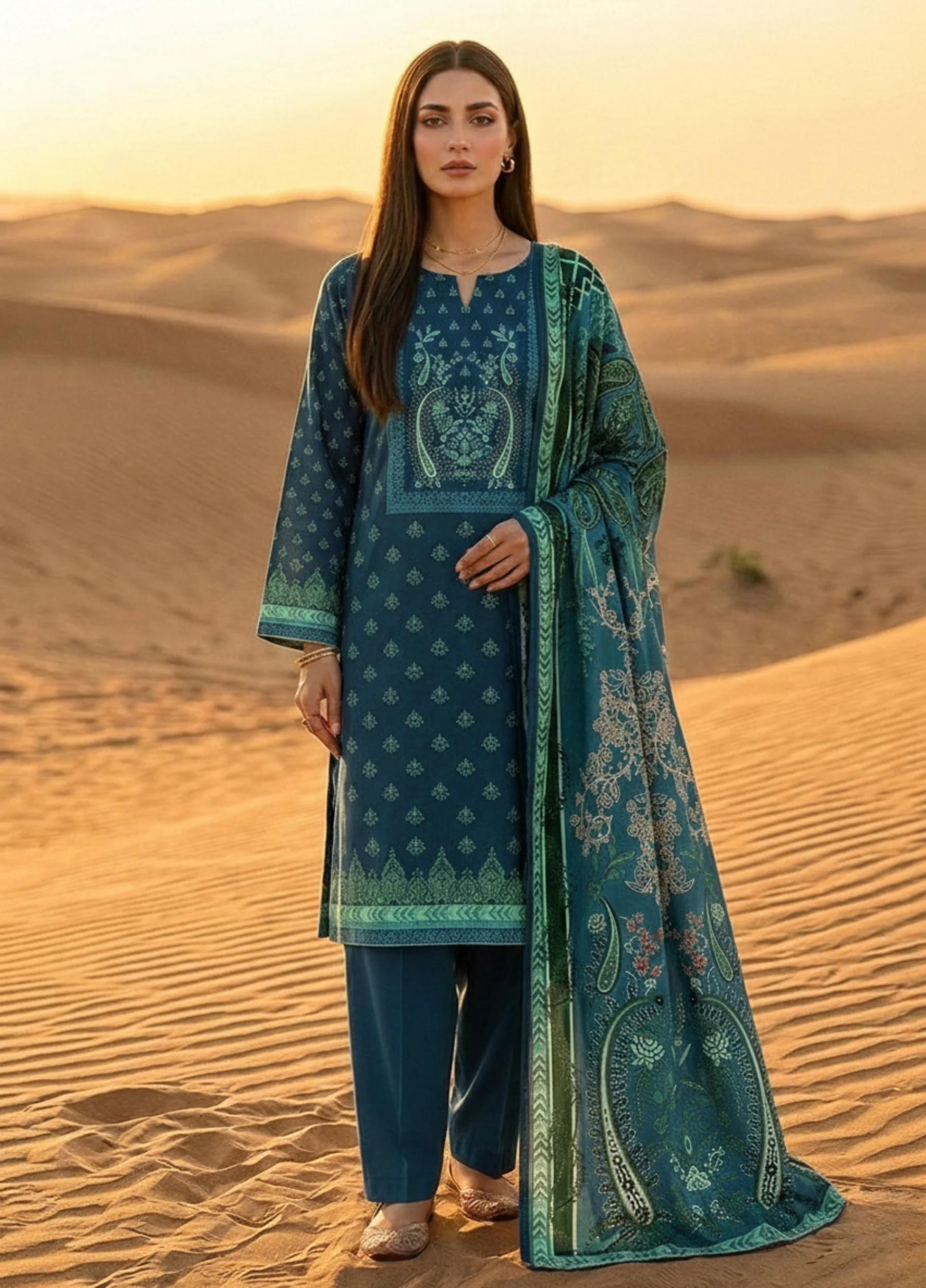 Janan Lawn Collection 2026 Printed 3 Piece Suit Vol 5 Article 06